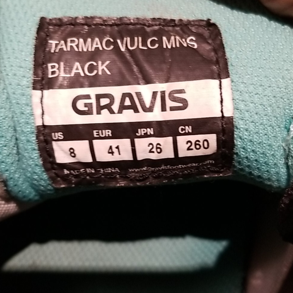 GRAVIS Women's Black & Teal Skater Shoes (Size 8) - Picture 13 of 14